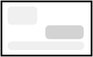 Gray message and response in chat interface.
