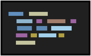 Mini code snippet on dark background.
