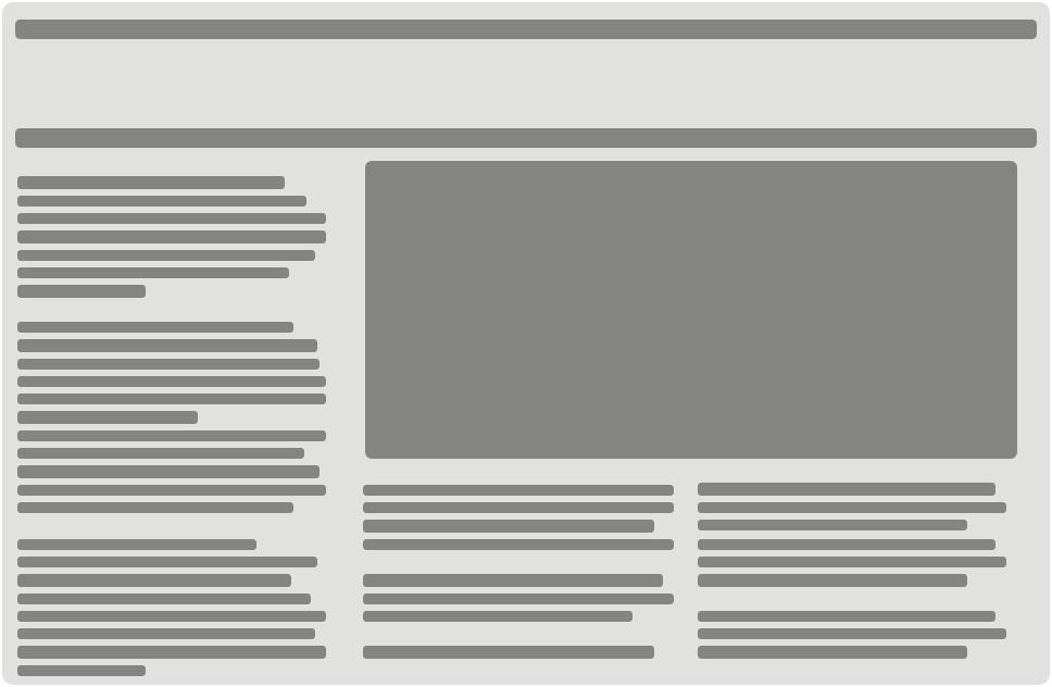 Folded front page of newspaper.